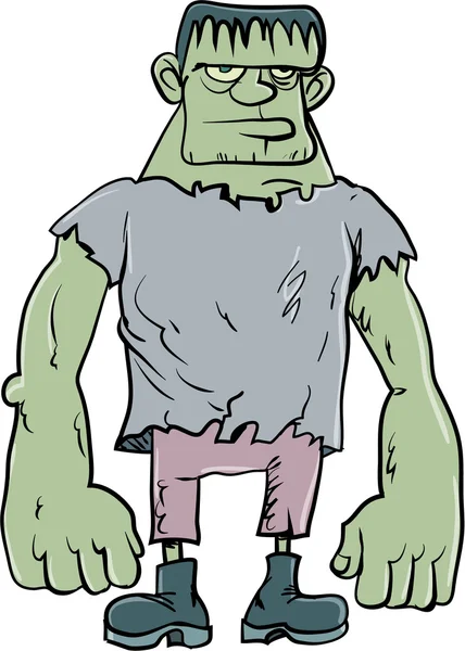 Dessin animé Frankenstein monstre — Image vectorielle