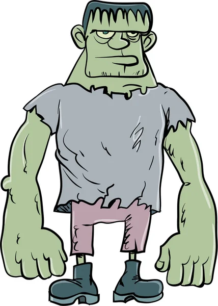 Cartoon Frankenstein monster — Stock Vector