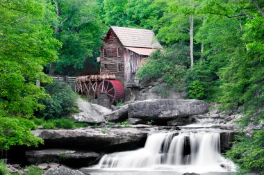 Glade Creek Grist Mill clipart