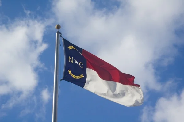 Bandera de Carolina del Norte — Foto de Stock
