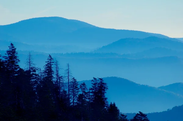 Coucher de soleil de montagne — Photo