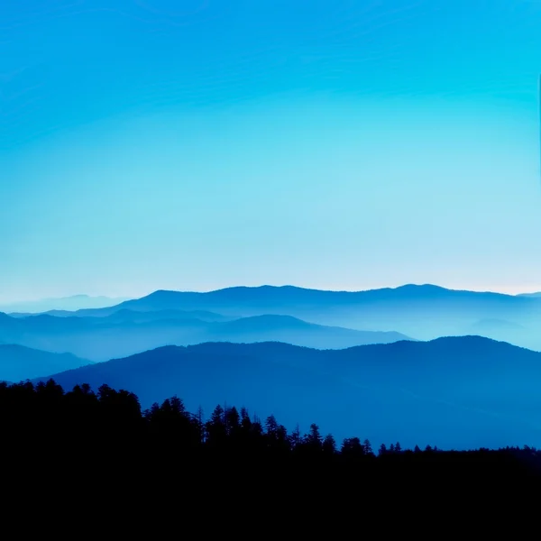 Blick auf den Blue Ridge lizenzfreie Stockbilder