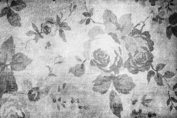 गुलाब के साथ विंटेज काले और सफेद बनावट — स्टॉक फ़ोटो, इमेज