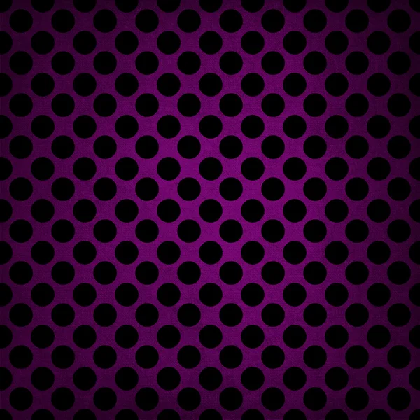 Grungy heldere, donkere textuur met polka dots in paarse tinten. Stockfoto