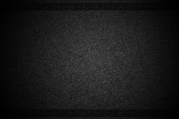 Grungy zwarte textuur met zand patronen in de stijl van het oude Griekenland — Stockfoto