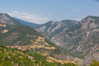 nortwestern Türkiye'nin kayalık vadiler