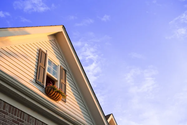 Penthouse Window Planters — Stock Photo, Image