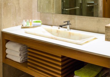 Modern mermer el lavabo