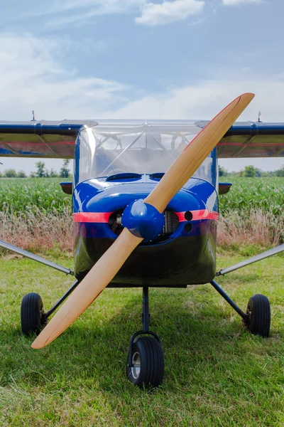 Hélice de uma aeronave de asa fixa — Fotografia de Stock