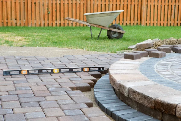 Patio Work — Stock Photo, Image