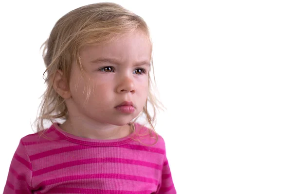 Portrait of a Unhappy Toddler — Stock Photo, Image