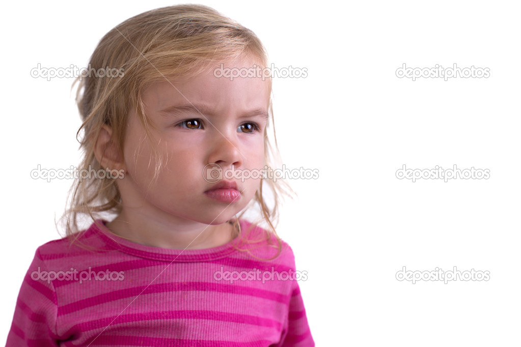 Portrait of a Unhappy Toddler