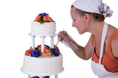 son rötuş düğün pastası karıştırdı