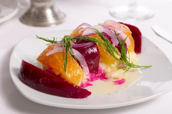 Labneh Citrus Salad — Stock Photo, Image