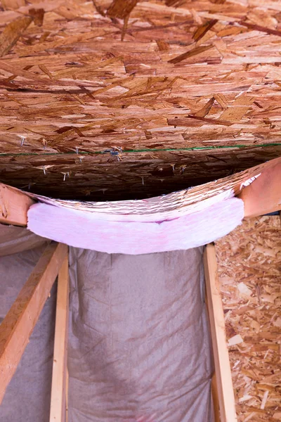 Insulation Stages of Attic — Stock Photo, Image