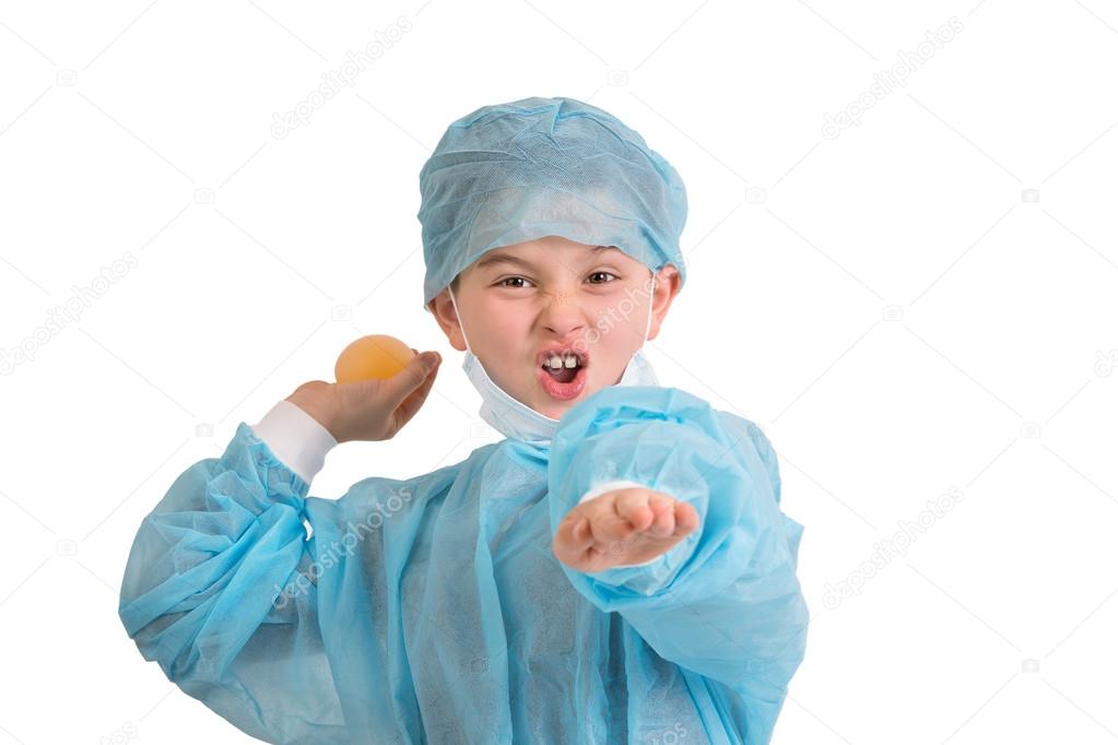 Mischievous Elementary Kid throws his Bouncy Eggs