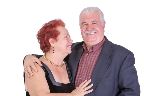 Šťastný a hrdý starší pár — Stock fotografie