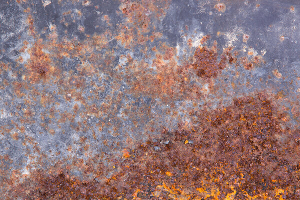 Grungy old rusting metal surface
