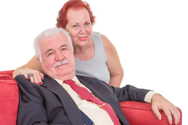 Liebendes älteres Paar — Stockfoto