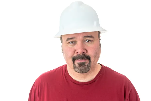 Workman or technician with a goatee beard — Stock Photo, Image