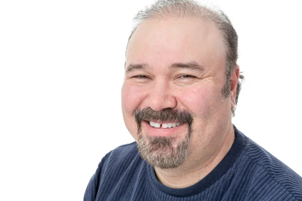 Middle-aged man enjoying a good laugh — Stock Photo, Image