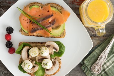 portakal suyu ile sağlıklı piknik aperatifler