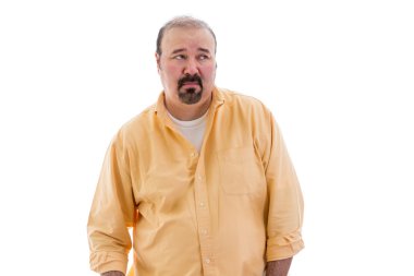 yabancılara şüpheci orta yaşlı adam