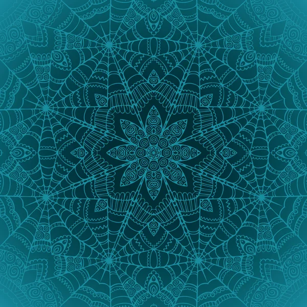 Spider web vector fondo ornamental — Vector de stock