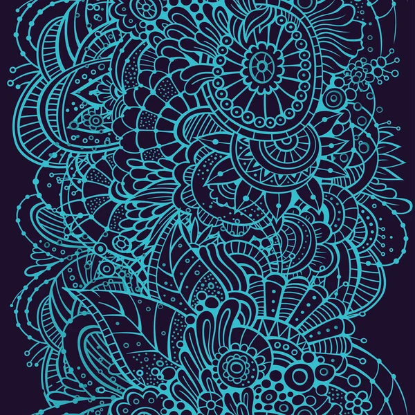 Ornate floral seamless pattern — Stock Vector