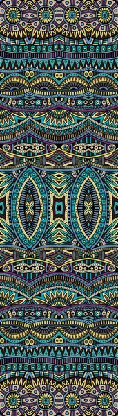 Abstrato vetor tribal etnia fundo sem costura padrão — Vetor de Stock