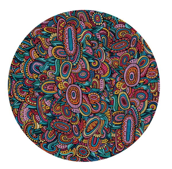 Этнические декоративные фиолетовые круги — стоковый вектор
