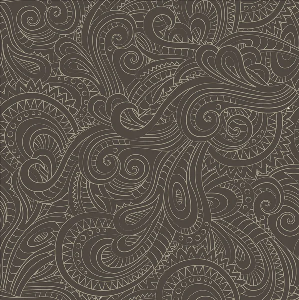 Vintage decorativo floral patrón sin costura ornamental — Vector de stock