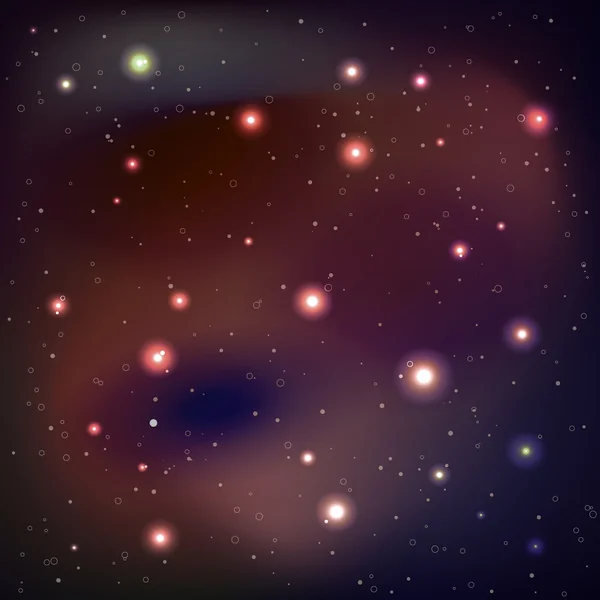 Фон галактики - векторная иллюстрация — стоковый вектор