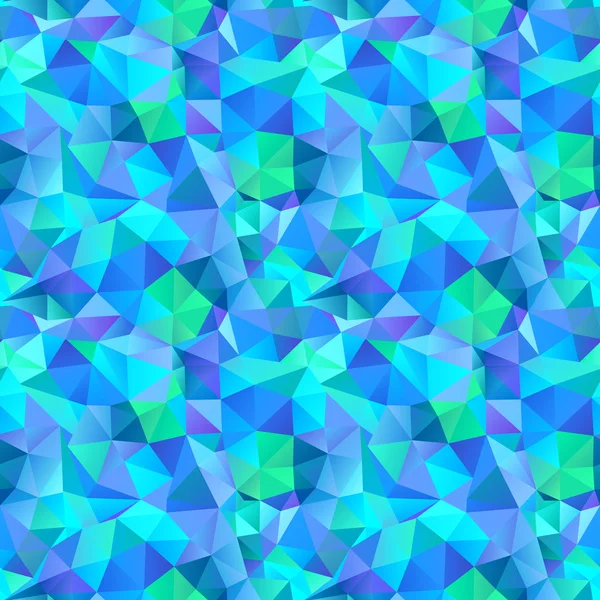 Triangolo modello senza cuciture di forme geometriche. Bandiera mosaico colorato — Vettoriale Stock