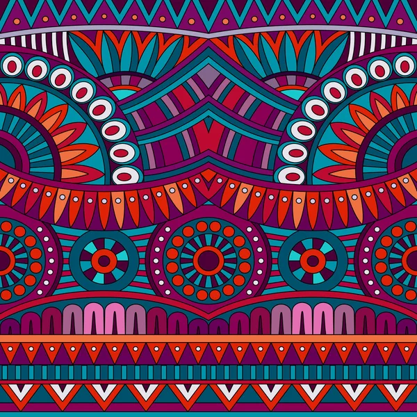 Abstract vector tribal ethnic background seamless pattern — Stock Vector