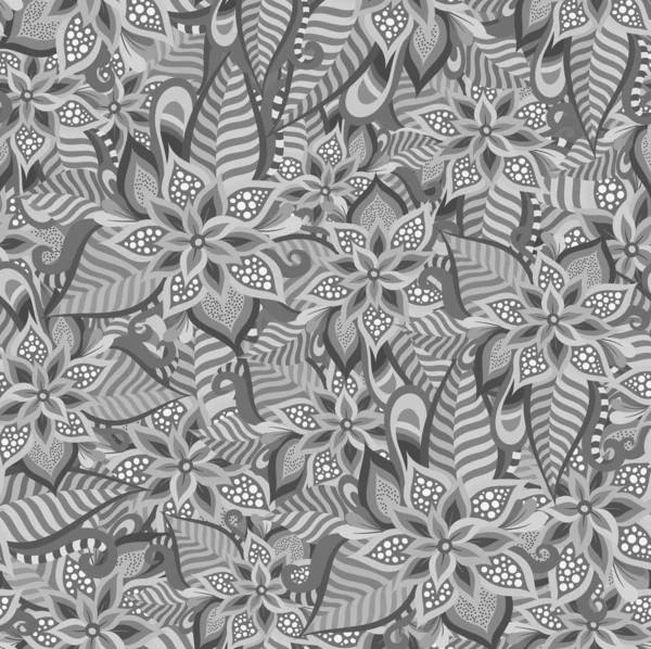 Patrón decorativo floral sin costura ornamental — Archivo Imágenes Vectoriales