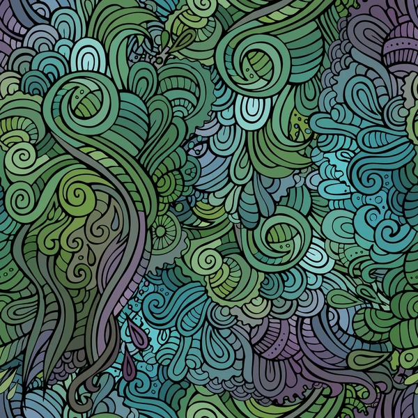 Vector vintage sem costura padrão floral abstrato — Vetor de Stock