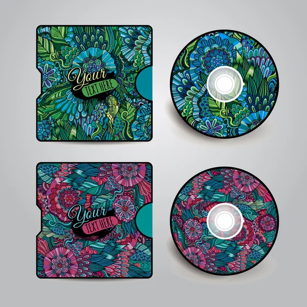 Σχεδιασμός Εξωφύλλου cd διάνυσμα — Διανυσματικό Αρχείο