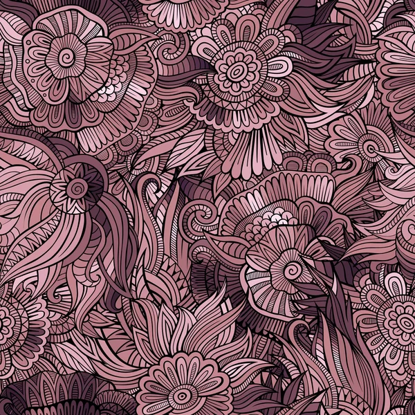 矢量无缝抽象花卉图案 — 图库矢量图片