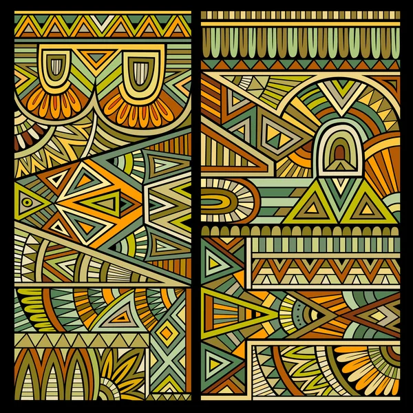 Abstracte tribal etnische achtergrond — Stockvector