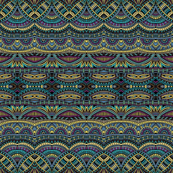 Modèle sans couture ethnique tribal abstrait — Image vectorielle