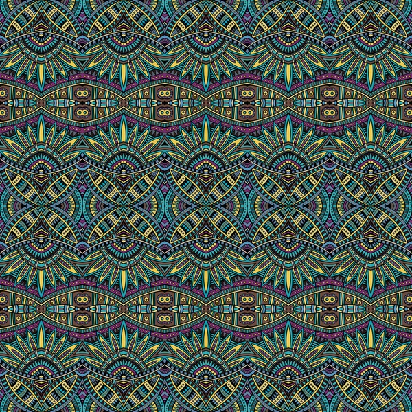 Patrón sin costura étnico tribal abstracto — Vector de stock