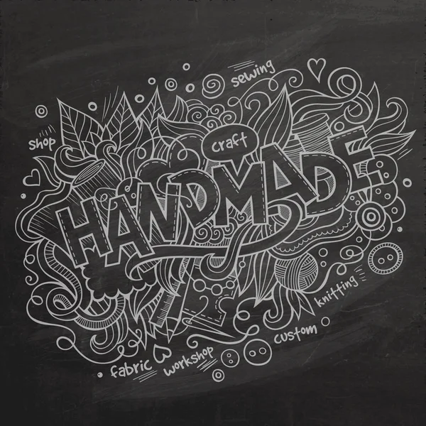 Handmade  hand lettering — Stock Vector