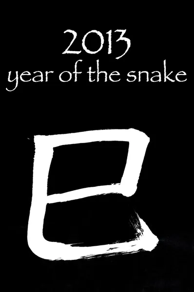 2013 the year of the Snake — Stock Photo, Image