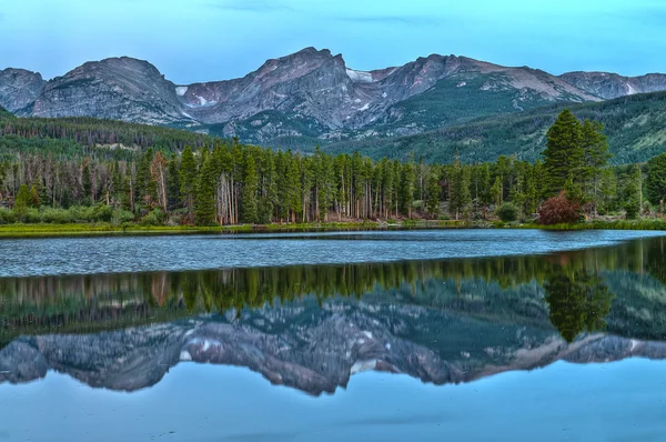 Spraque lake colorado - zonsopgang — Stockfoto