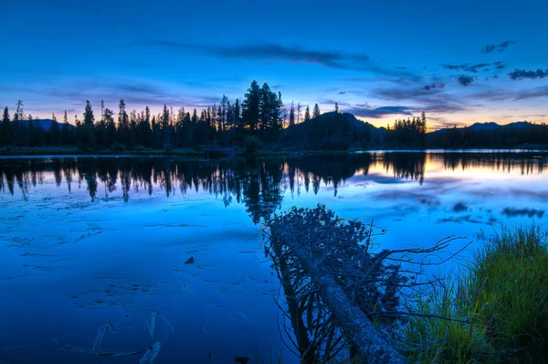 Spraque jezero colorado - východ slunce — Stock fotografie