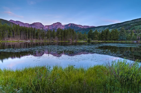 Spraque Lake Colorado - Sunrise — Stock Photo, Image
