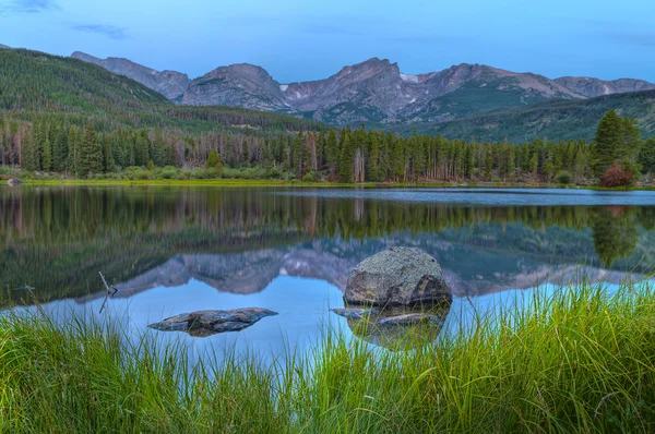 Spraque lake colorado - zonsopgang — Stockfoto