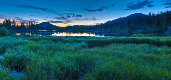 Spraque lake colorado - zonsopgang — Stockfoto