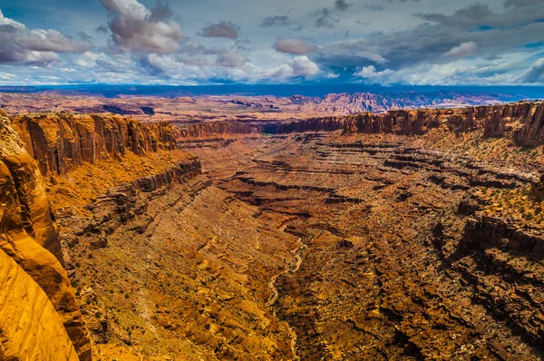 Largo de cañón utah — Foto de Stock